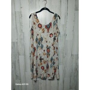 Jostar Tank Dress XL Aztec Print Stretchy Travel